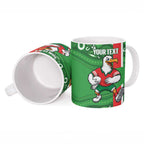 Wynnum Rugby Custom Ceramic Mug Go Manly Seagulls Aboriginal Art - Aussie Hoodie