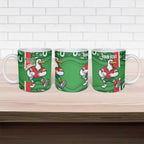 Wynnum Rugby Custom Ceramic Mug Go Manly Seagulls Aboriginal Art - Aussie Hoodie