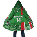Wynnum Rugby Custom Cloak Go Manly Seagulls Aboriginal Art - Aussie Hoodie