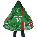 Wynnum Rugby Custom Cloak Go Manly Seagulls Aboriginal Art - Aussie Hoodie