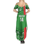 Wynnum Rugby Custom Family Matching Summer Maxi Dress and Hawaiian Shirt Go Manly Seagulls Aboriginal Art - Aussie Hoodie