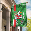 Wynnum Rugby Custom Garden Flag Go Manly Seagulls Aboriginal Art - Aussie Hoodie