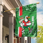 Wynnum Rugby Custom Garden Flag Go Manly Seagulls Aboriginal Art - Aussie Hoodie