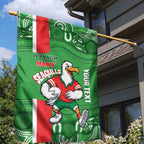 Wynnum Rugby Custom Garden Flag Go Manly Seagulls Aboriginal Art - Aussie Hoodie