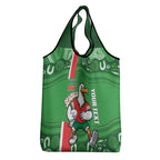 Wynnum Rugby Custom Grocery Bag Go Manly Seagulls Aboriginal Art - Aussie Hoodie