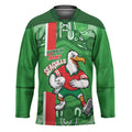 Wynnum Rugby Custom Hockey Jersey Go Manly Seagulls Aboriginal Art - Aussie Hoodie