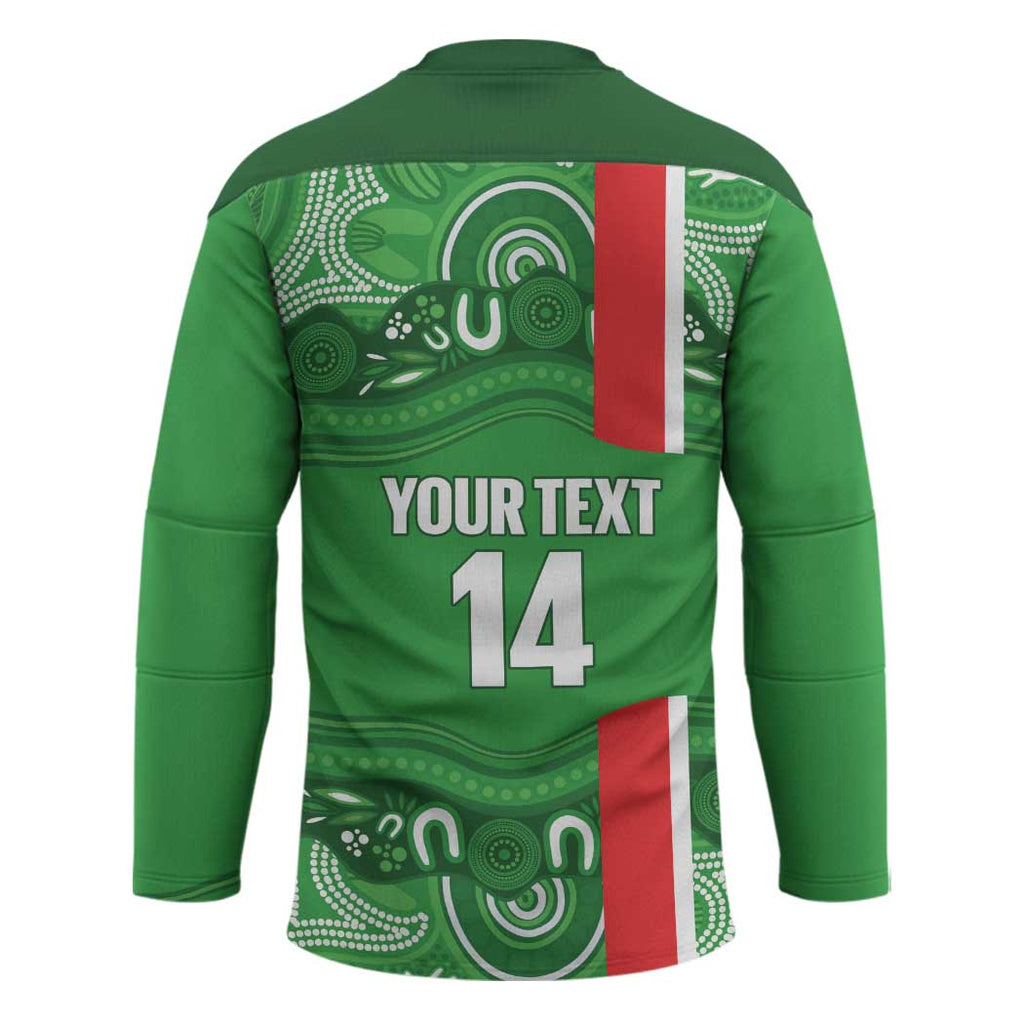 Wynnum Rugby Custom Hockey Jersey Go Manly Seagulls Aboriginal Art - Aussie Hoodie