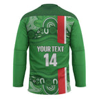 Wynnum Rugby Custom Hockey Jersey Go Manly Seagulls Aboriginal Art - Aussie Hoodie