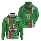 Wynnum Rugby Custom Hoodie Go Manly Seagulls Aboriginal Art - Aussie Hoodie
