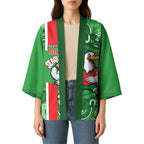Wynnum Rugby Custom Kimono Go Manly Seagulls Aboriginal Art - Aussie Hoodie