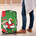 Wynnum Rugby Custom Luggage Cover Go Manly Seagulls Aboriginal Art - Aussie Hoodie