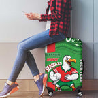 Wynnum Rugby Custom Luggage Cover Go Manly Seagulls Aboriginal Art - Aussie Hoodie