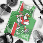 Wynnum Rugby Custom Men Tank Top Go Manly Seagulls Aboriginal Art - Aussie Hoodie