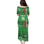 Wynnum Rugby Custom Puletasi Go Manly Seagulls Aboriginal Art - Aussie Hoodie