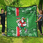 Wynnum Rugby Custom Quilt Go Manly Seagulls Aboriginal Art - Aussie Hoodie