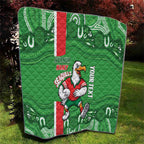 Wynnum Rugby Custom Quilt Go Manly Seagulls Aboriginal Art - Aussie Hoodie