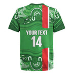 Wynnum Rugby Custom Rugby Jersey Go Manly Seagulls Aboriginal Art - Aussie Hoodie