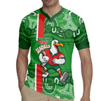 Wynnum Rugby Custom Rugby Jersey Go Manly Seagulls Aboriginal Art - Aussie Hoodie