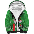 Wynnum Rugby Custom Sherpa Hoodie Go Manly Seagulls Aboriginal Art - Aussie Hoodie
