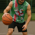 Wynnum Rugby Custom Sleeveless Hoodie Go Manly Seagulls Aboriginal Art - Aussie Hoodie