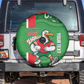 Wynnum Rugby Custom Spare Tire Cover Go Manly Seagulls Aboriginal Art - Aussie Hoodie