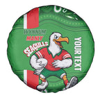 Wynnum Rugby Custom Spare Tire Cover Go Manly Seagulls Aboriginal Art - Aussie Hoodie