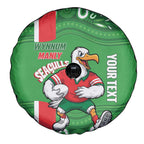 Wynnum Rugby Custom Spare Tire Cover Go Manly Seagulls Aboriginal Art - Aussie Hoodie
