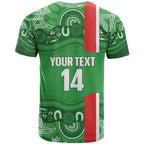 Wynnum Rugby Custom T Shirt Go Manly Seagulls Aboriginal Art - Aussie Hoodie
