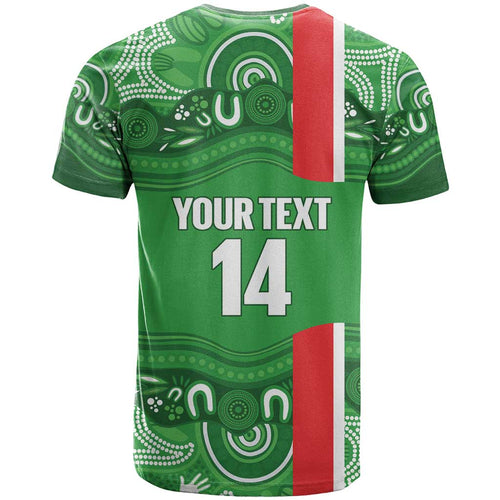 Wynnum Rugby Custom T Shirt Go Manly Seagulls Aboriginal Art - Aussie Hoodie