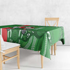 Wynnum Rugby Custom Tablecloth Go Manly Seagulls Aboriginal Art - Aussie Hoodie