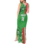 Wynnum Rugby Custom Tank Maxi Dress Go Manly Seagulls Aboriginal Art - Aussie Hoodie