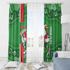 Wynnum Rugby Custom Window Curtain Go Manly Seagulls Aboriginal Art - Aussie Hoodie