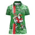 Wynnum Rugby Custom Women Polo Shirt Go Manly Seagulls Aboriginal Art - Aussie Hoodie