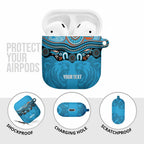 Northern Pride Rugby Custom AirPods Case Roaring Lion Aboriginal Art - Aussie Hoodie