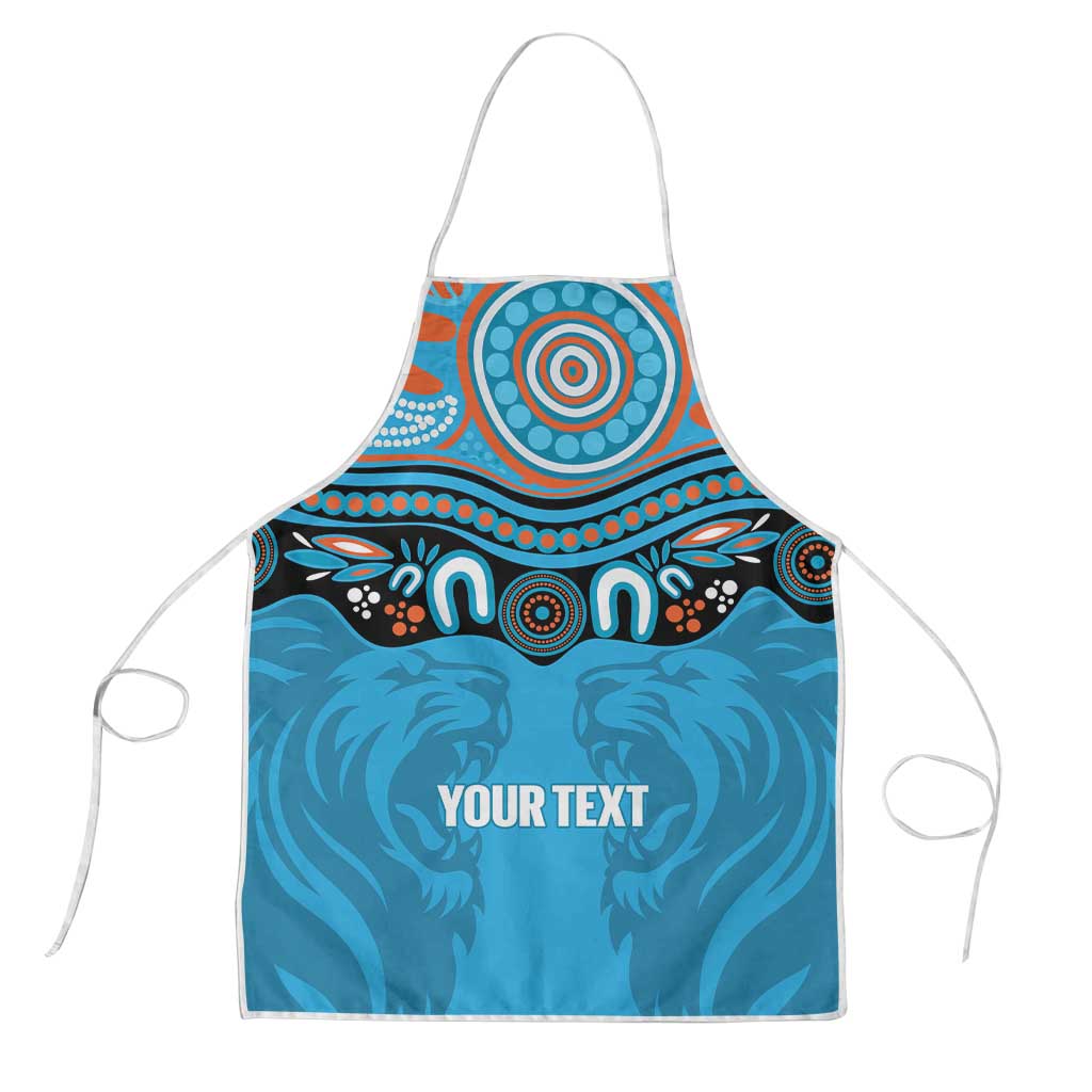 Northern Pride Rugby Custom Apron Roaring Lion Aboriginal Art - Aussie Hoodie