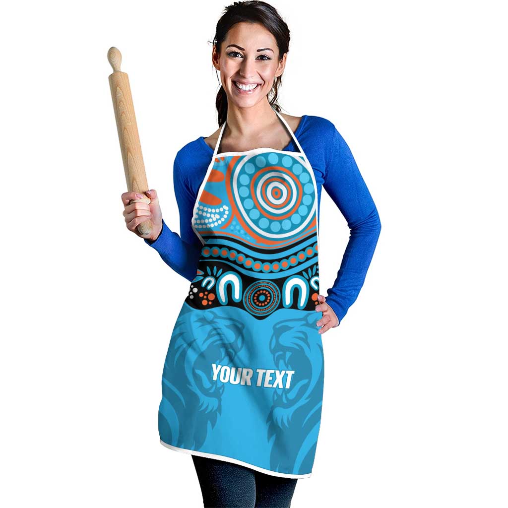 Northern Pride Rugby Custom Apron Roaring Lion Aboriginal Art - Aussie Hoodie
