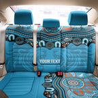 Northern Pride Rugby Custom Back Car Seat Cover Roaring Lion Aboriginal Art - Aussie Hoodie