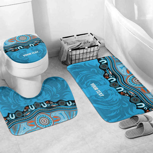 Northern Pride Rugby Custom Bathroom Set Roaring Lion Aboriginal Art - Aussie Hoodie