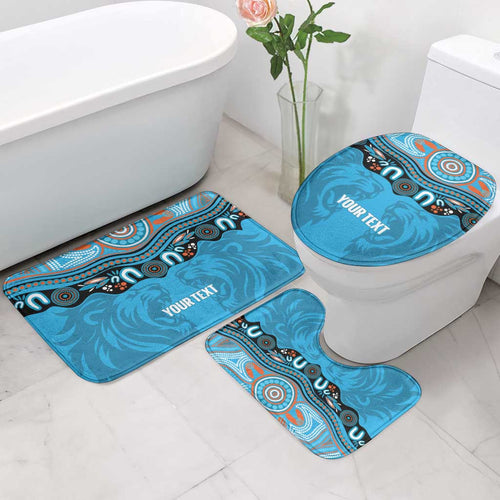 Northern Pride Rugby Custom Bathroom Set Roaring Lion Aboriginal Art - Aussie Hoodie