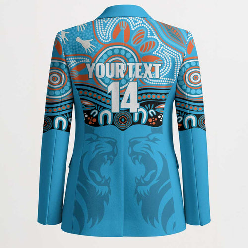 Northern Pride Rugby Custom Blazer Roaring Lion Aboriginal Art - Aussie Hoodie