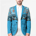 Northern Pride Rugby Custom Blazer Roaring Lion Aboriginal Art - Aussie Hoodie