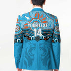 Northern Pride Rugby Custom Blazer Roaring Lion Aboriginal Art - Aussie Hoodie