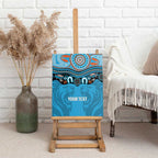 Northern Pride Rugby Custom Canvas Wall Art Roaring Lion Aboriginal Art - Aussie Hoodie