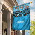 Northern Pride Rugby Custom Garden Flag Roaring Lion Aboriginal Art - Aussie Hoodie