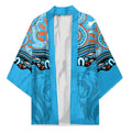 Northern Pride Rugby Custom Kimono Roaring Lion Aboriginal Art - Aussie Hoodie