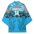 Northern Pride Rugby Custom Kimono Roaring Lion Aboriginal Art - Aussie Hoodie