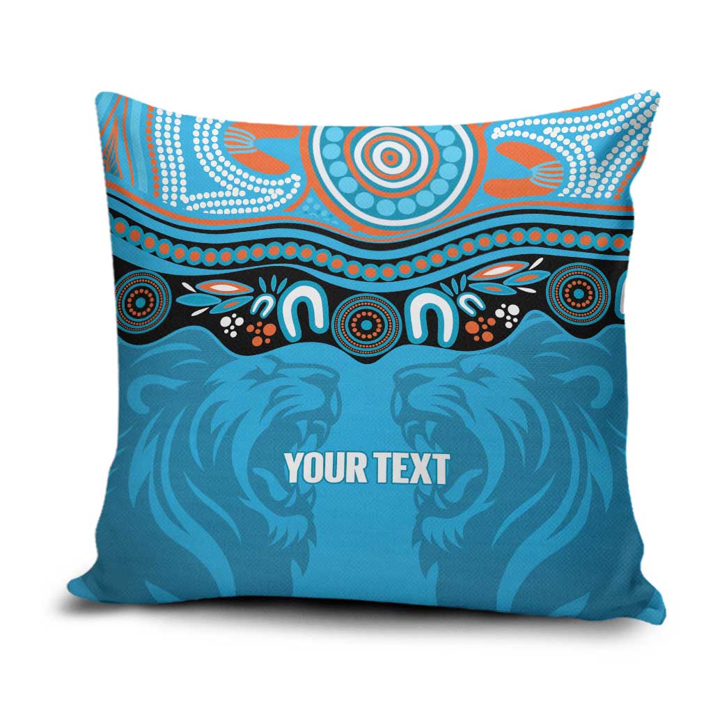 Northern Pride Rugby Custom Pillow Cover Roaring Lion Aboriginal Art - Aussie Hoodie