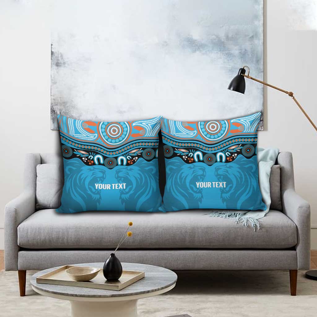 Northern Pride Rugby Custom Pillow Cover Roaring Lion Aboriginal Art - Aussie Hoodie