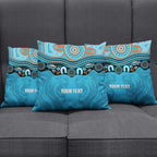 Northern Pride Rugby Custom Pillow Cover Roaring Lion Aboriginal Art - Aussie Hoodie