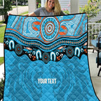 Northern Pride Rugby Custom Quilt Roaring Lion Aboriginal Art - Aussie Hoodie